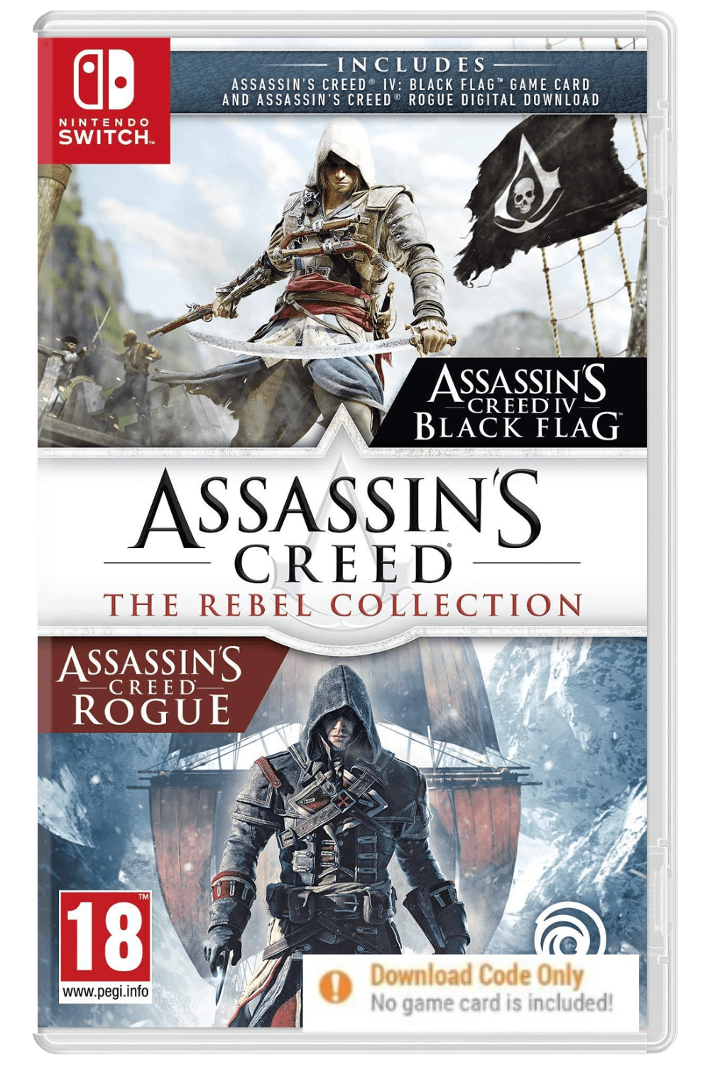 Assassins Creed Rebel Collection - Nintendo Switch (Code in a Box)