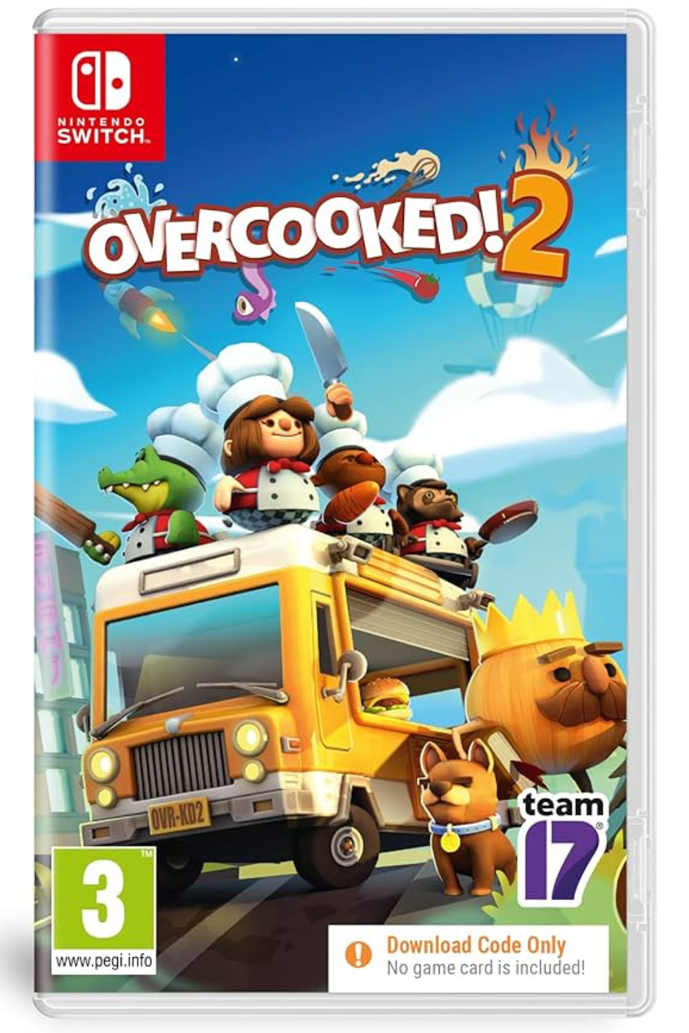 Overcooked! 2 - Nintendo Switch (Code in a Box)
